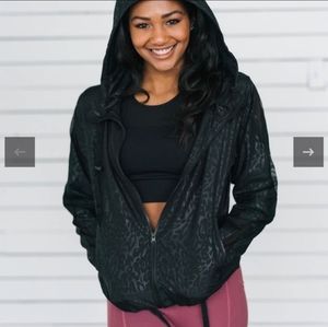 Zyia black bomber jacket XL